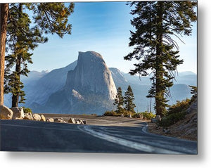 Half Dome from the Road - Metal Print