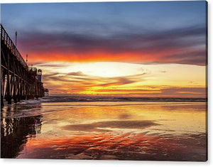 Oceanside Creamy Sunset - Acrylic Print