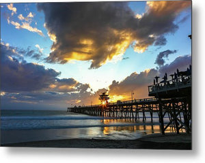 Sunset at the Tower - Metal Print